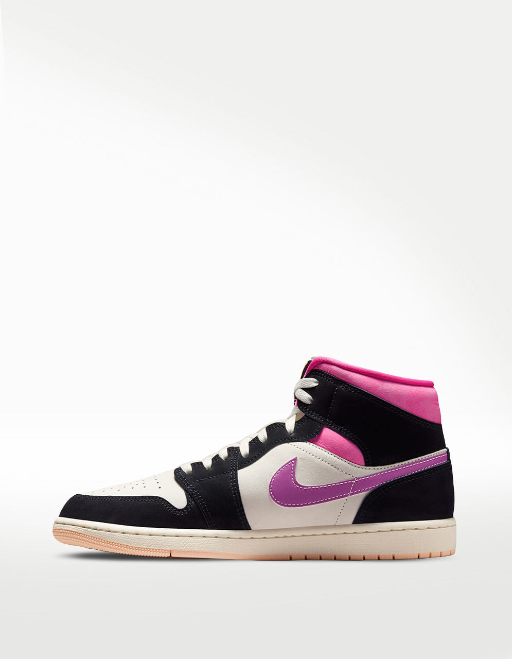 Tenis Jordan Air Jordan 1 Mid Negro - Hombre