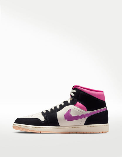 Tenis Jordan Air Jordan 1 Mid Negro - Hombre