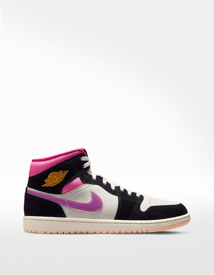 Tenis Jordan Air Jordan 1 Mid Negro - Hombre