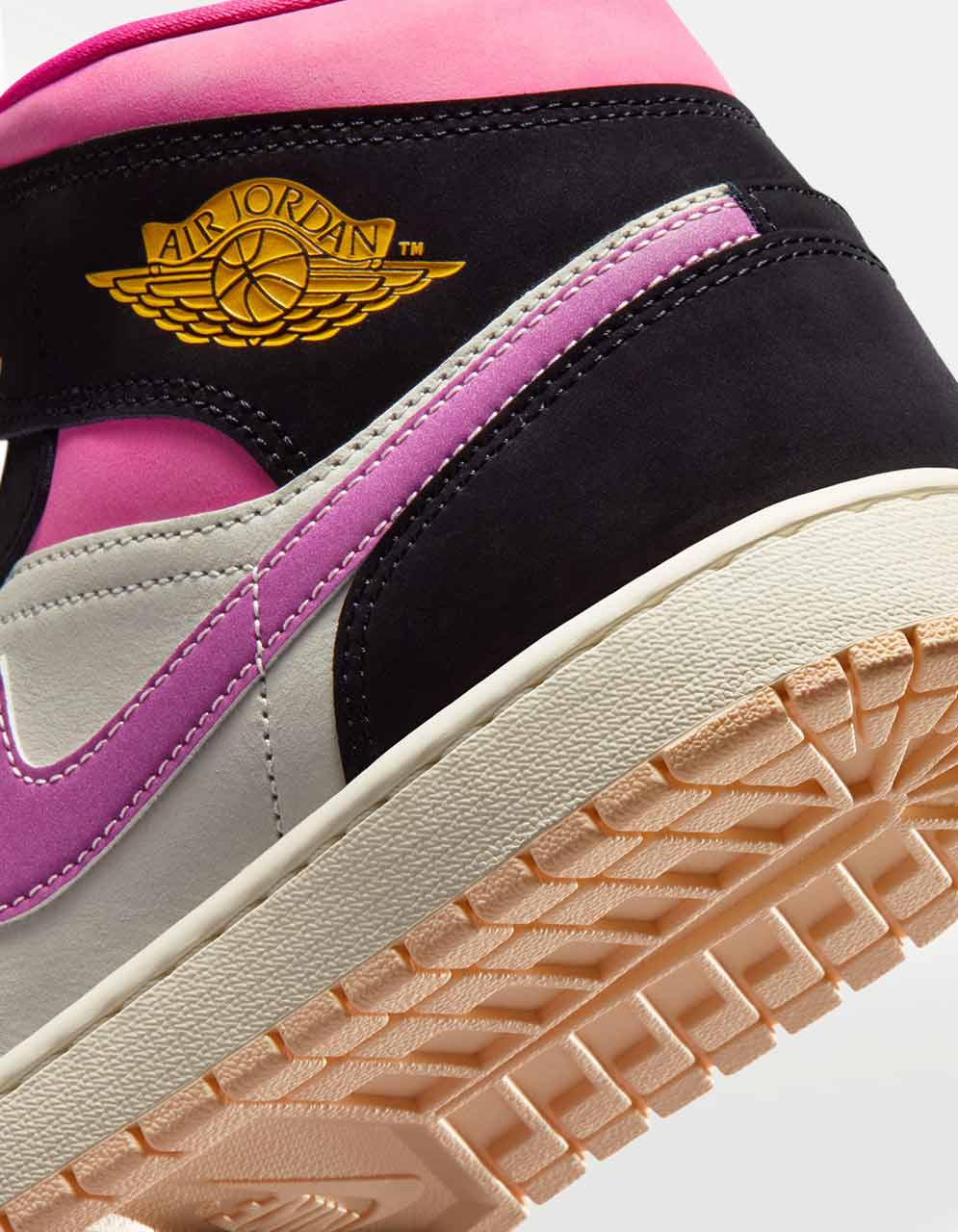 Tenis Jordan Air Jordan 1 Mid Negro - Hombre