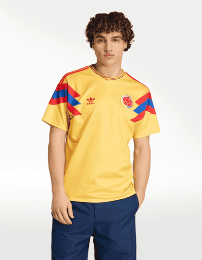 Jersey Adidas Visitante Selección Colombia 1990 Retro Copa Mundial Multicolor - Mujer