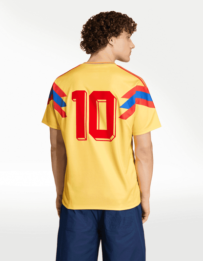 Jersey Adidas Visitante Selección Colombia 1990 Retro Copa Mundial Multicolor - Mujer