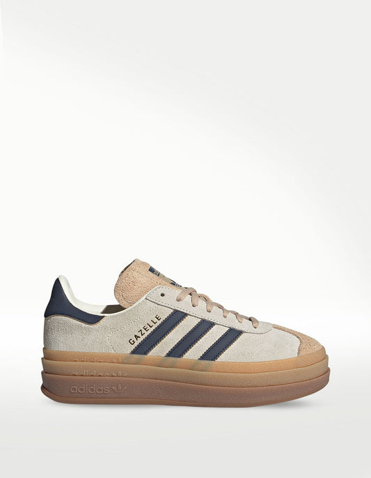 Tenis Adidas Gazelle Bold Blanco - Mujer