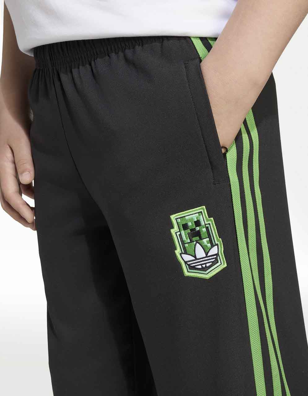 Pants Adidas X Minecraft Negro - Niño