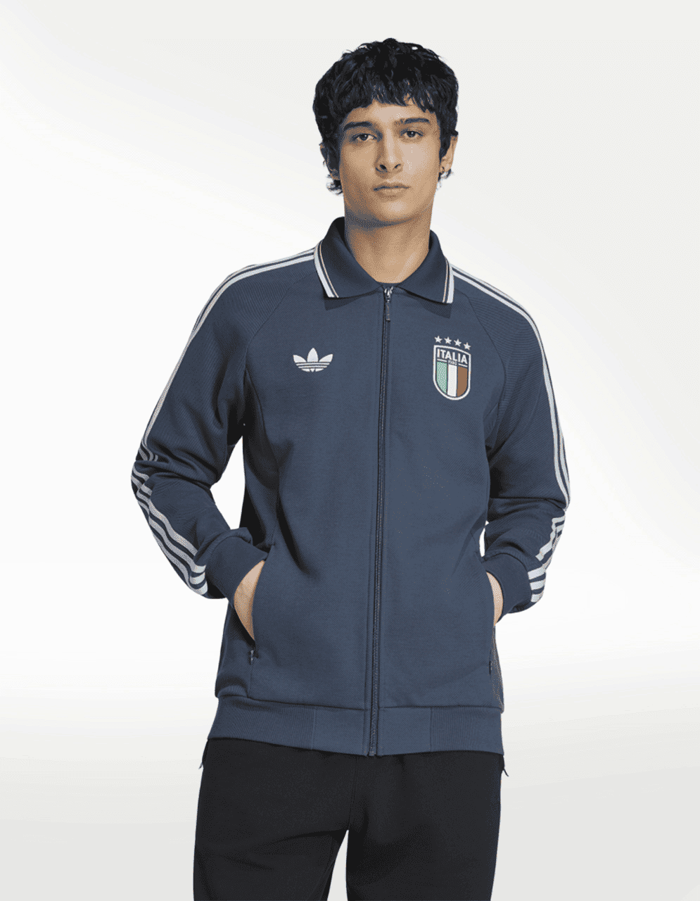 Chamarra Adidas Anthem Visitante Italia Multicolor - Mujer