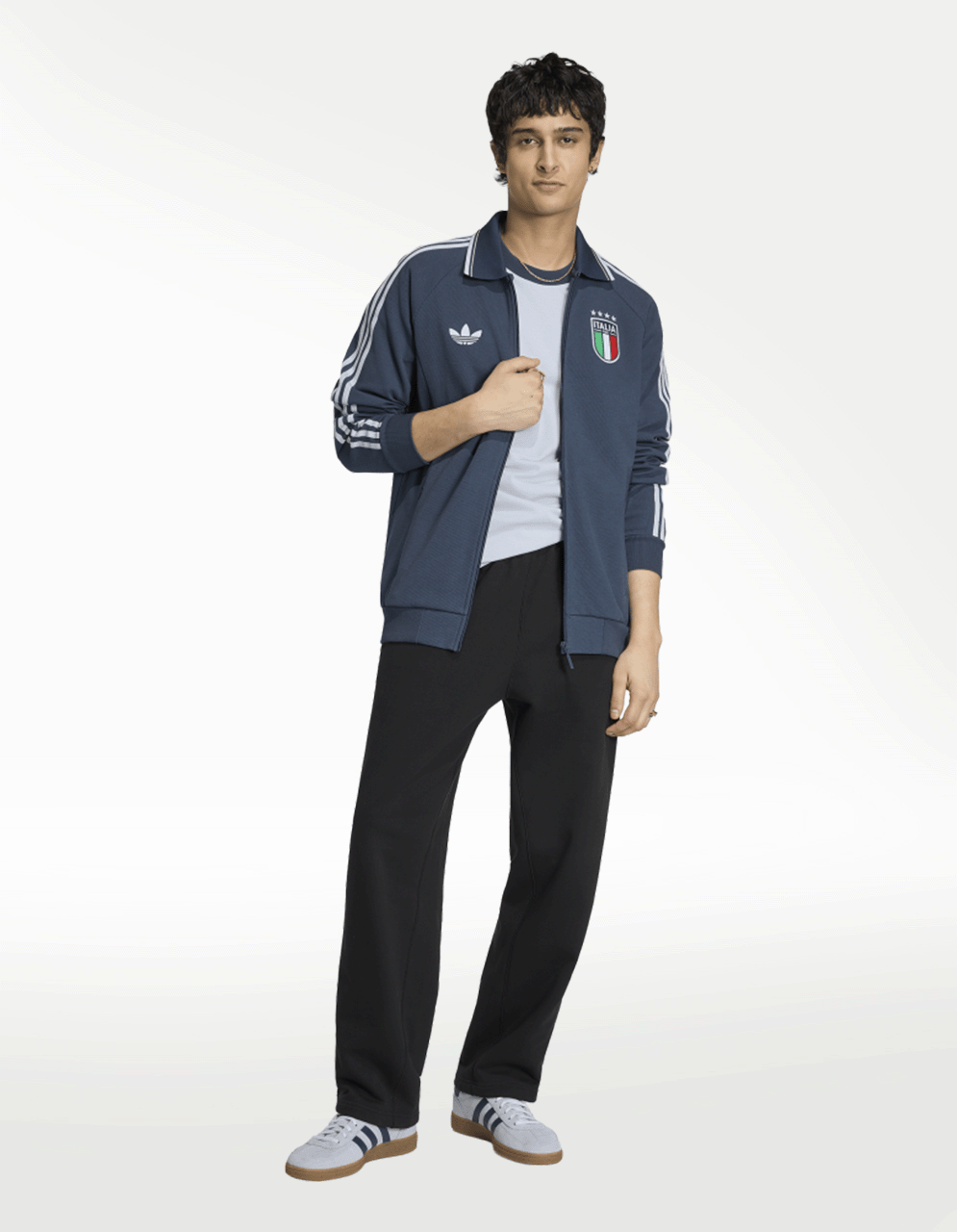 Chamarra Adidas Anthem Visitante Italia Multicolor - Mujer