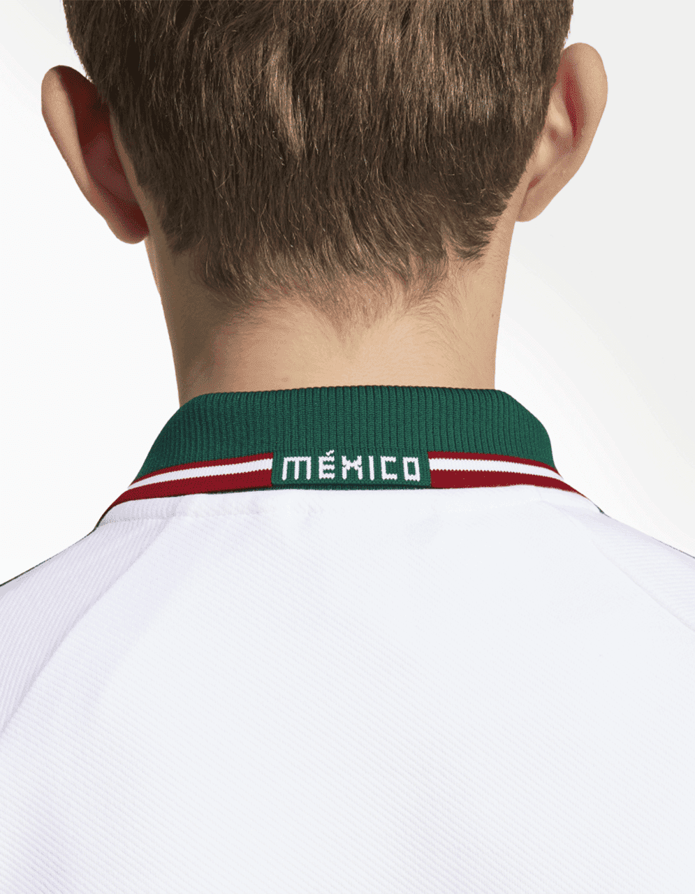Chamarra Adidas Anthem Visitante Selección Nacional de México Blanco - Niño