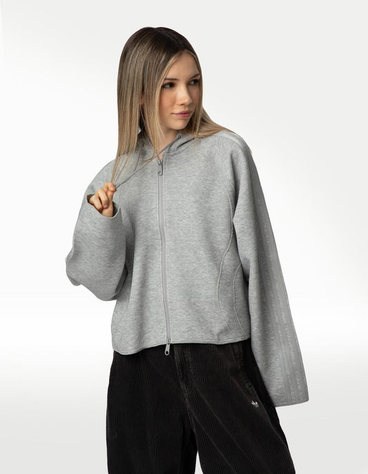 Sudadera Adidas Teamgeist ZP HD Gris - Mujer