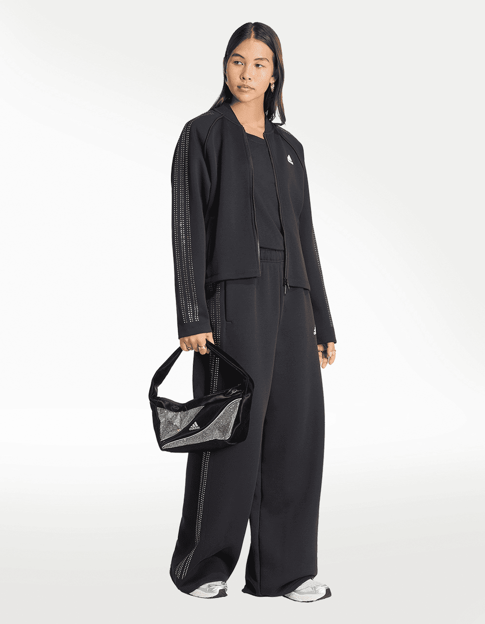 Chamarra Adidas Bomber Negro - Mujer
