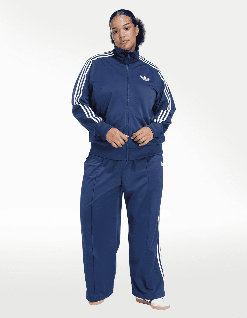 Chamarra Adidas FB TT Loose Azul - Mujer