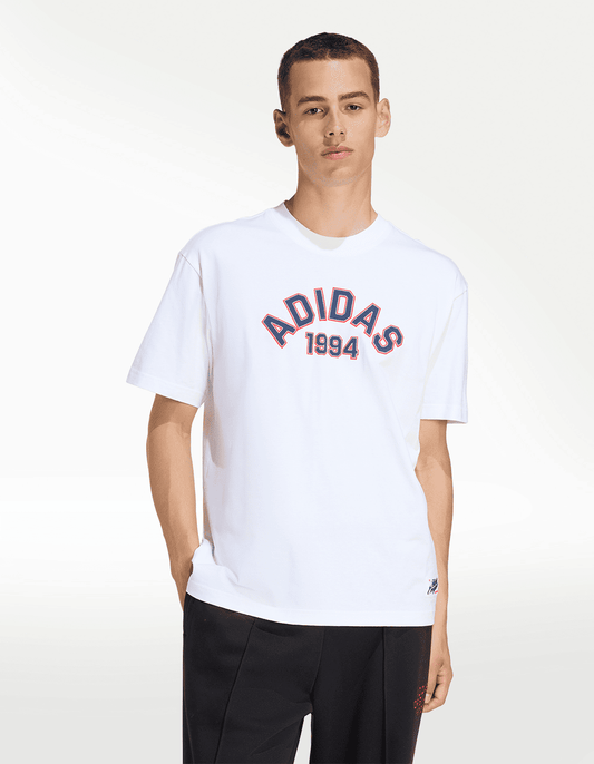 Playera Adidas GFX T Blanco - Hombre