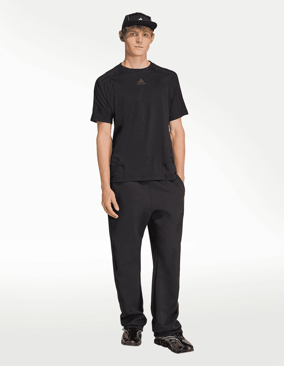Playera Adidas Cutline Co Negro - Hombre