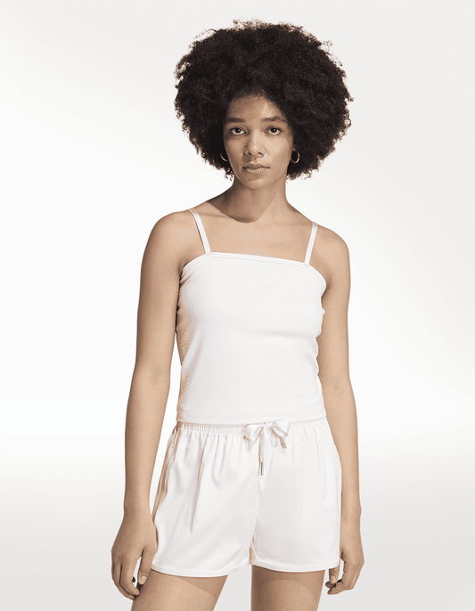 Top Adidas Pearl Tube Blanco - Mujer