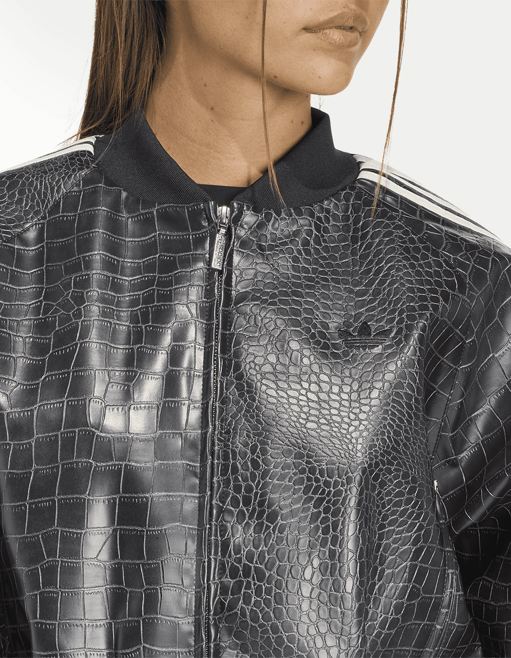 Chamarra Adidas SST Plthr Negro - Mujer