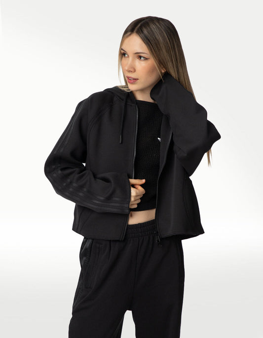 Sudadera Adidas Teamgeist ZP HD Negro - Mujer