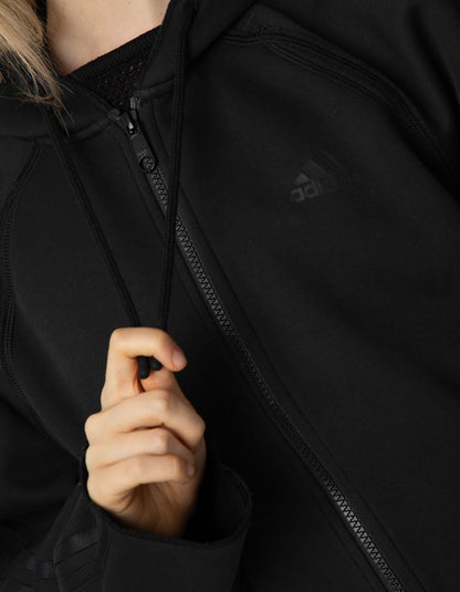 Sudadera Adidas Teamgeist ZP HD Negro - Mujer