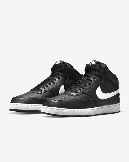 Tenis Nike Court Vision Mid Next Nature Hombre - Negro