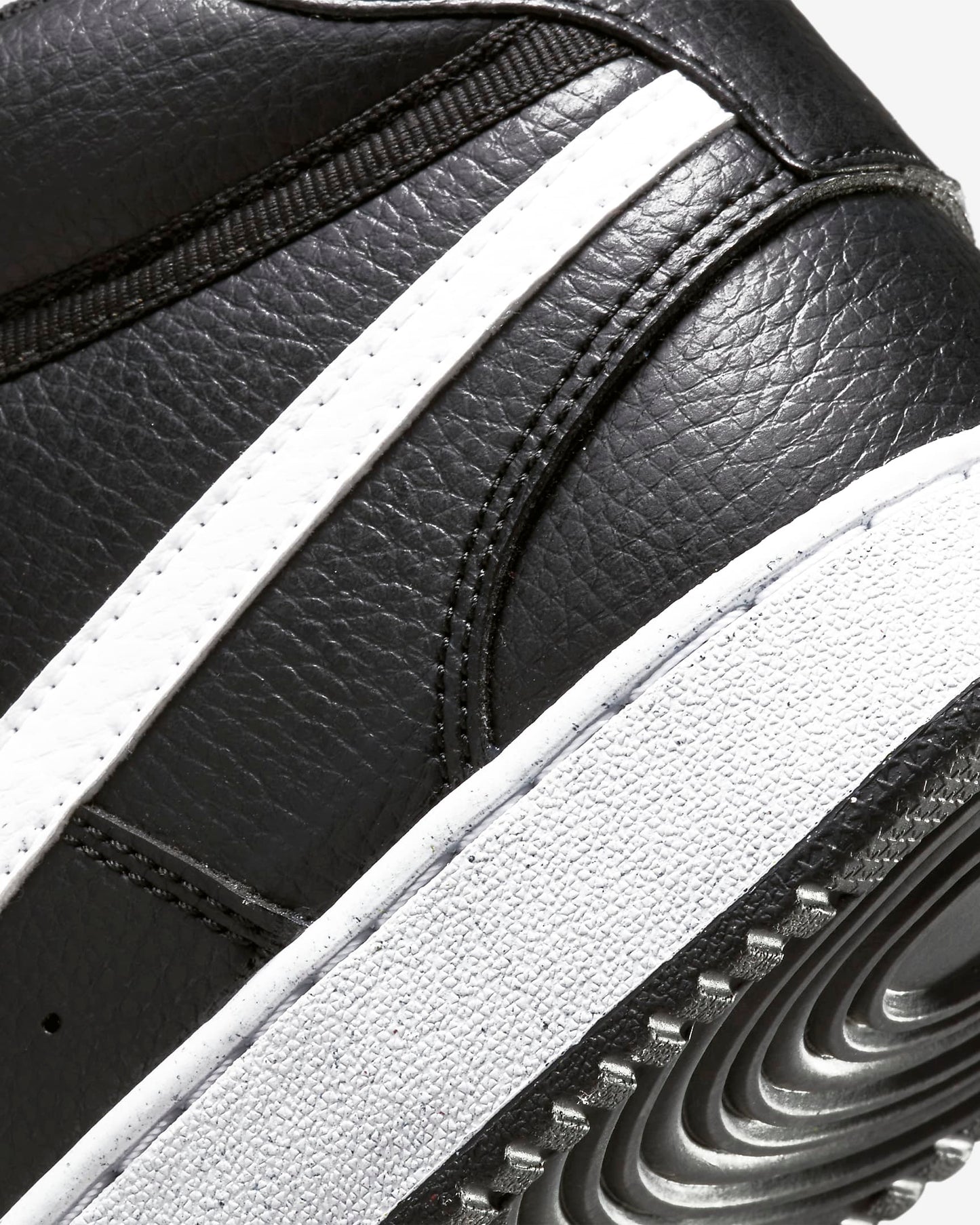 Tenis Nike Court Vision Mid Next Nature Hombre - Negro