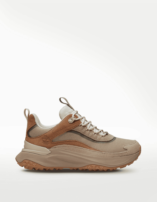 Tenis Timberland Low Lace Up Waterproof Beige - Mujer
