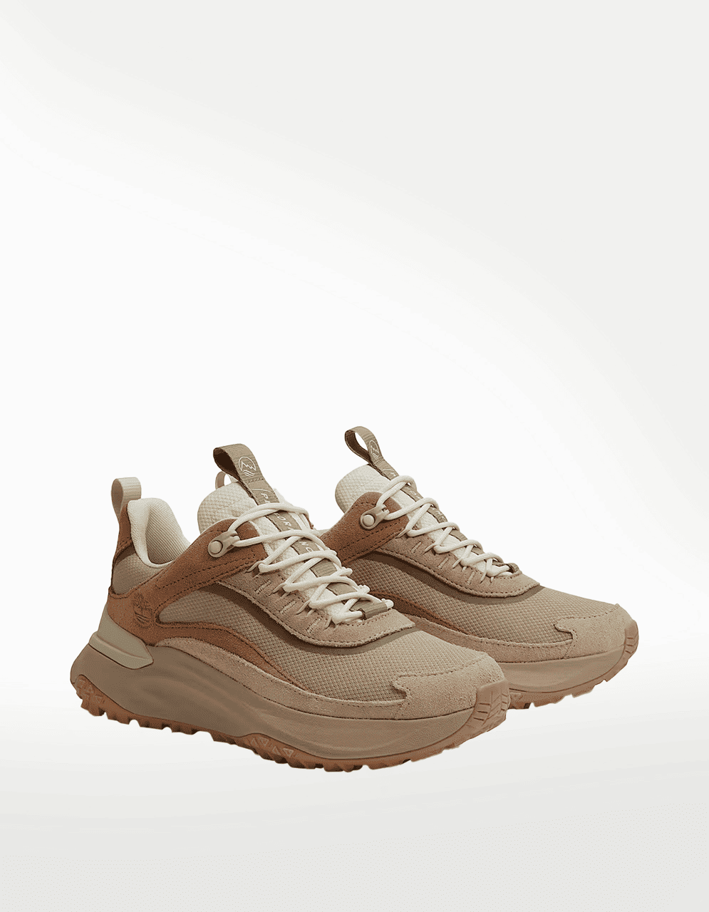 Tenis Timberland Low Lace Up Waterproof Beige - Mujer