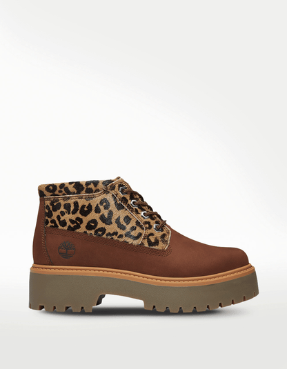 Tenis Timberland Mid Lace Up Boot Café - Mujer