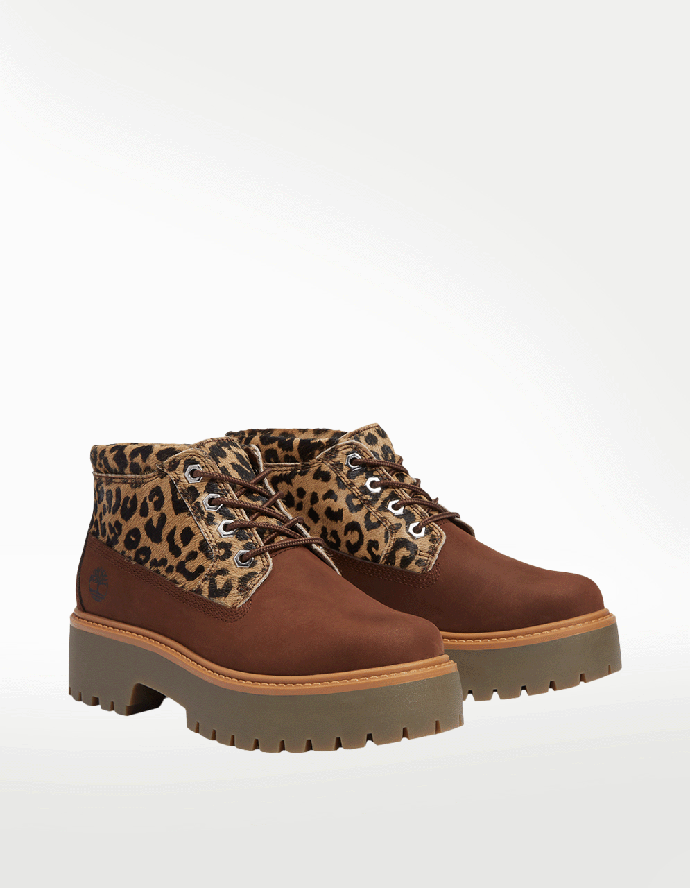Tenis Timberland Mid Lace Up Boot Café - Mujer