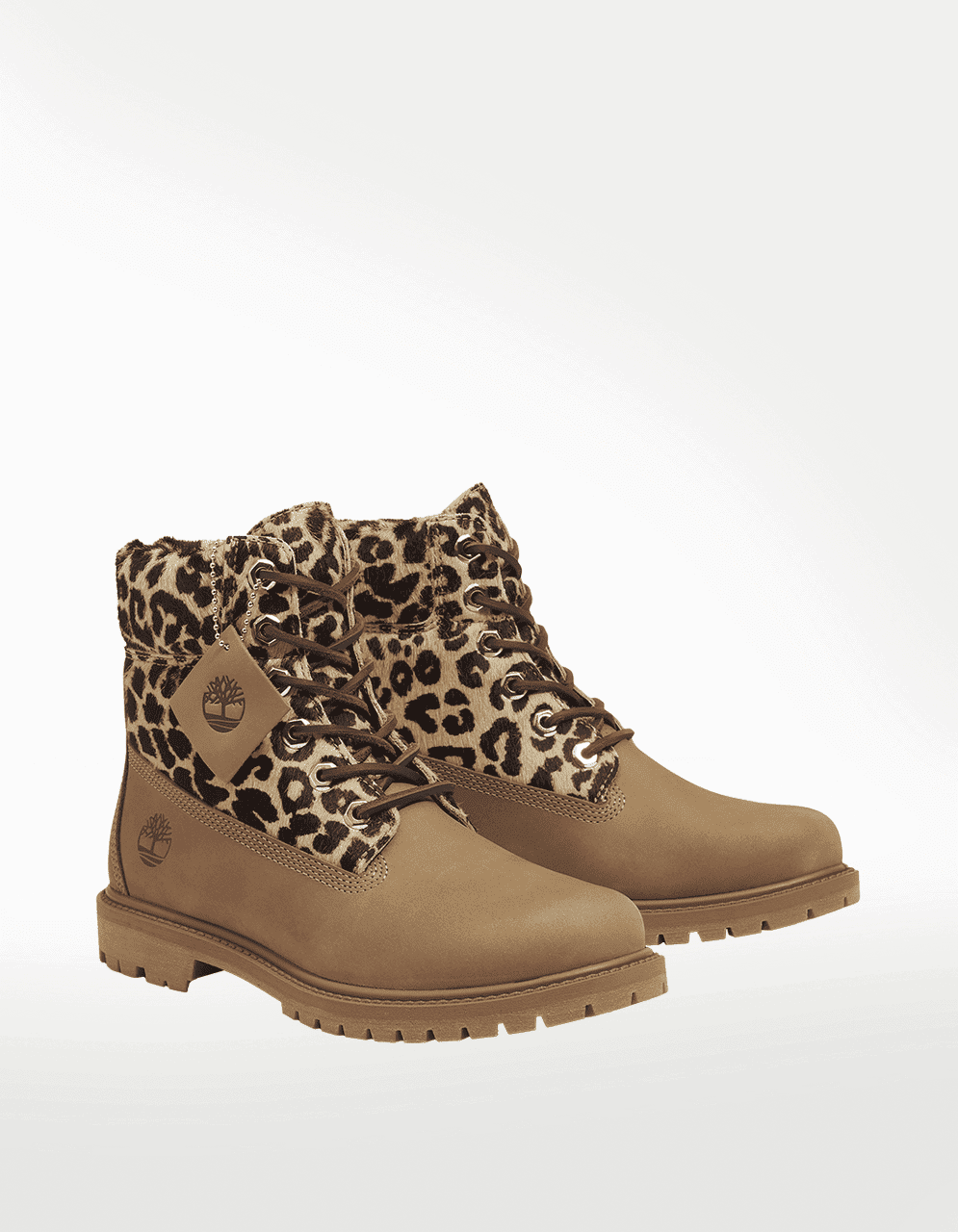 Tenis Timberland 6 Inch Lace Up Boot Beige - Mujer