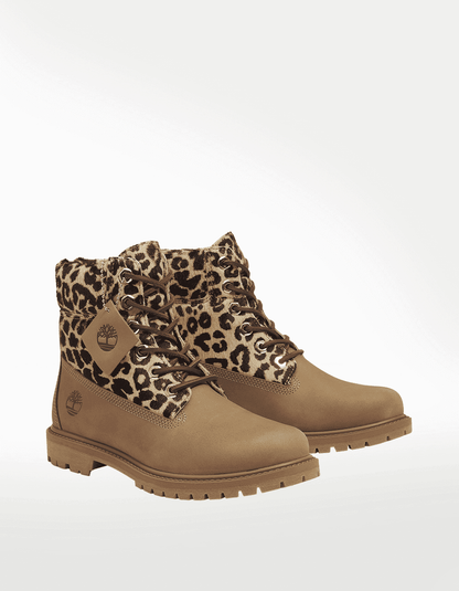 Tenis Timberland 6 Inch Lace Up Boot Beige - Mujer