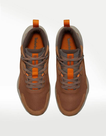 Tenis Timberland Mid Lace Up Café - Hombre