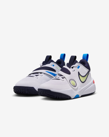 Tenis Nike Team Hustle D 11 Blanco - Niño
