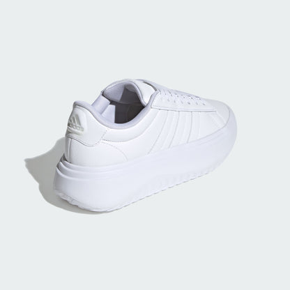 Tenis Adidas Grand Court Plataforma Mujer - Blanco