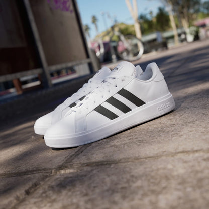 Tenis Adidas Grand Court Lifestyle Base Blanco - Hombre