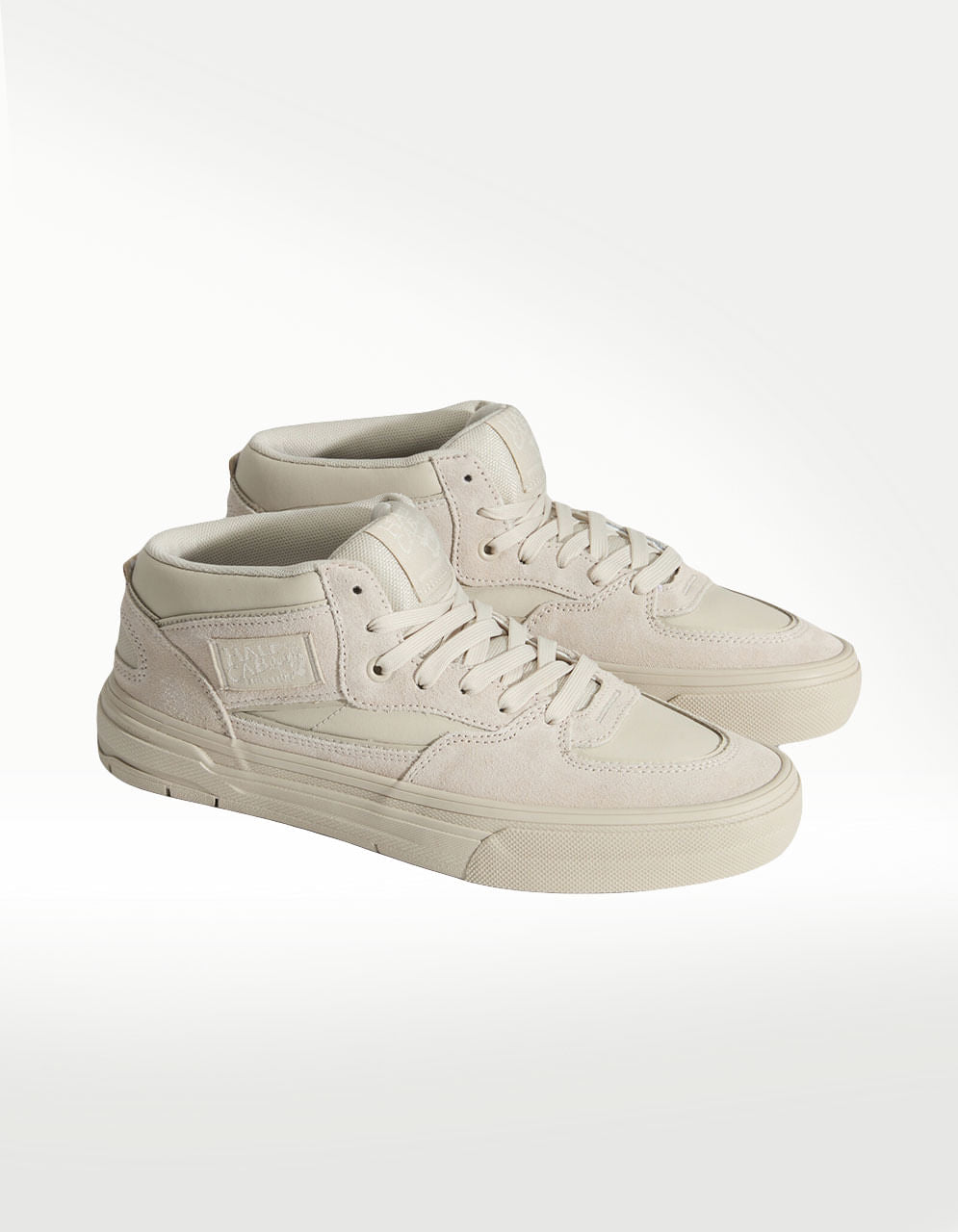 Tenis Vans Skate Half Cab Wafflecup Attiba Beige - Mujer