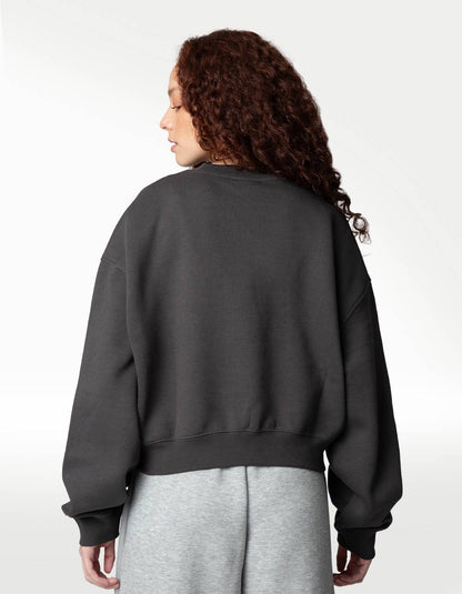 Sudadera New Balance Linear Heritage Flee Negro - Mujer