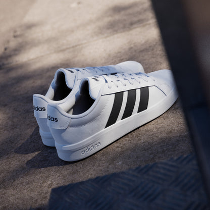 Tenis Adidas Grand Court Base 3.0 Blanco - Hombre