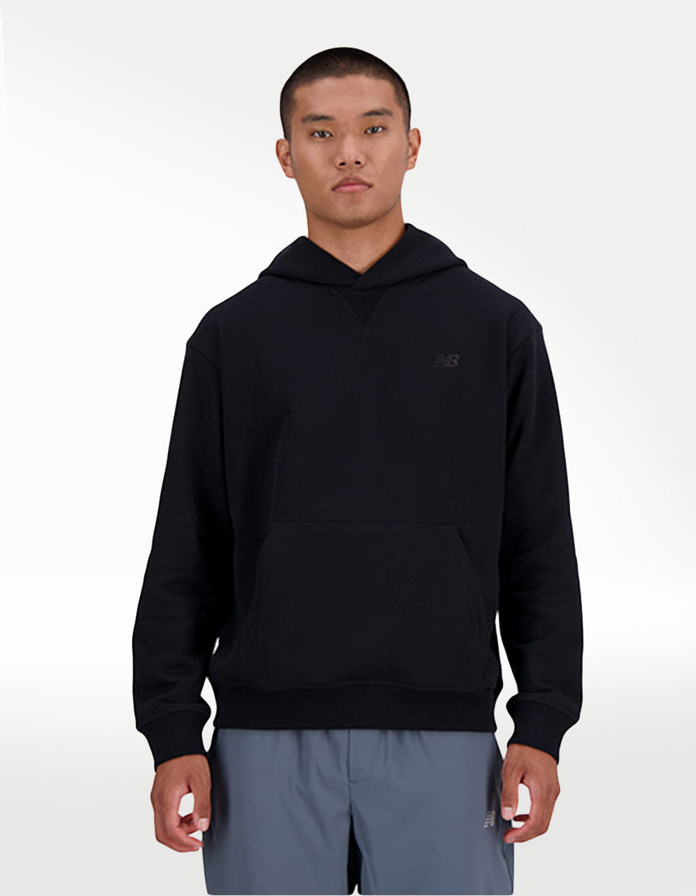 Sudadera New Balance Athletics French Terry Negro - Hombre